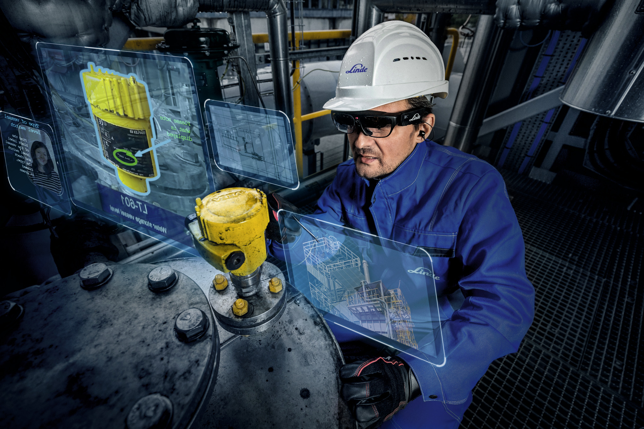 oil and gas industry operator training in augmented reality